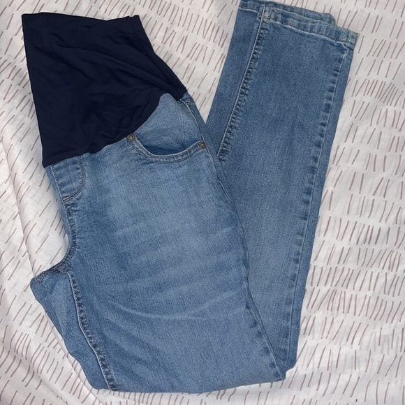 Great Expectations Denim - Great Expectations Maternity size Small over the belly panel jeans